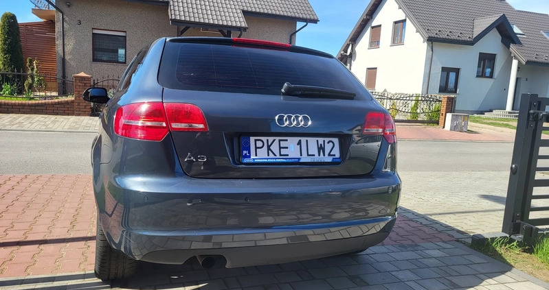 Audi A3 cena 21500 przebieg: 234500, rok produkcji 2009 z Kępno małe 191